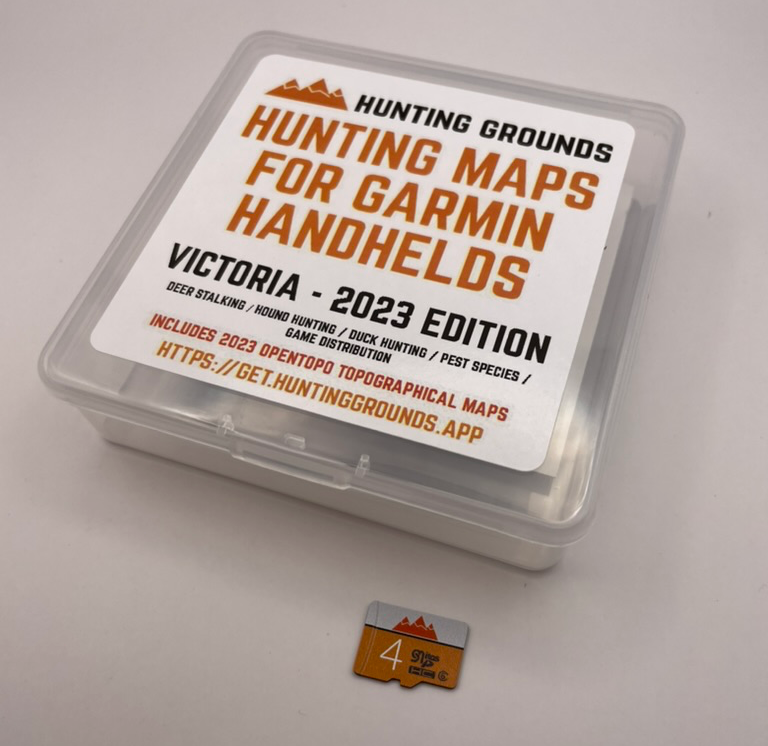 Hunting Maps for Garmin GPS - Victoria 2023 edition